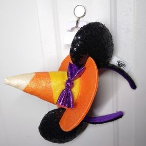 Disney World Minnie Mouse witch-hat ears